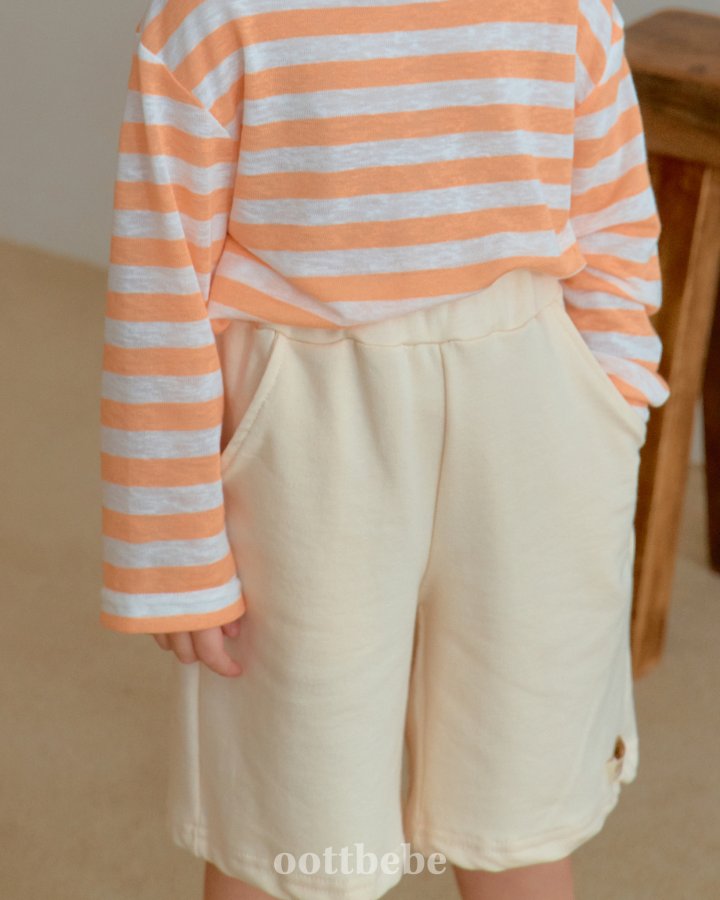 Oott Bebe - Korean Baby Fashion - #onlinebabyboutique - Jelly Modal Terry Shorts - 4