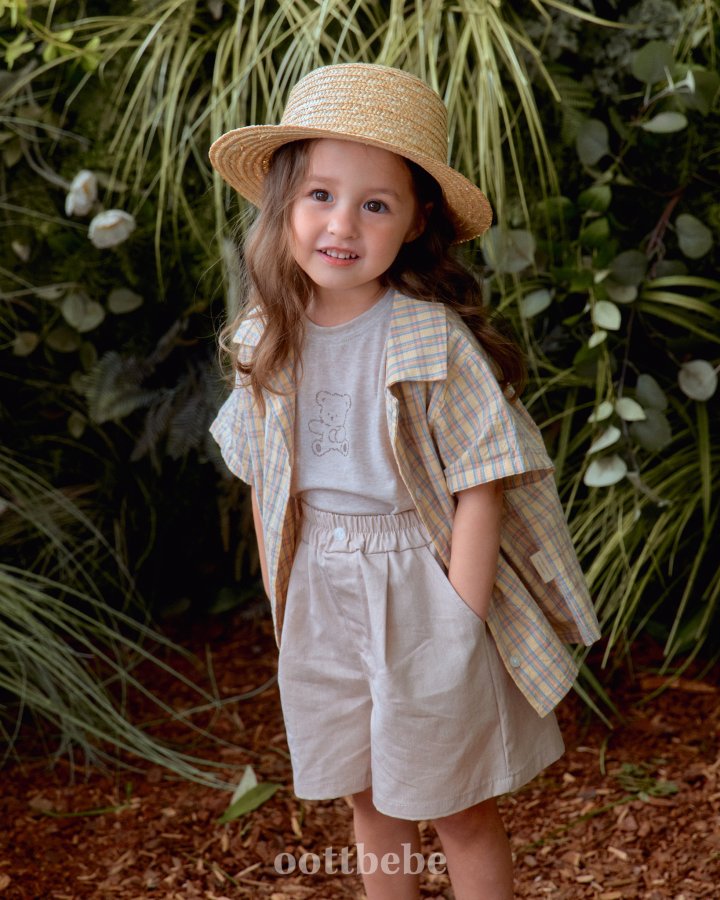 Oott Bebe - Korean Baby Fashion - #onlinebabyshop - Nufi Short Sleeve Tee - 5
