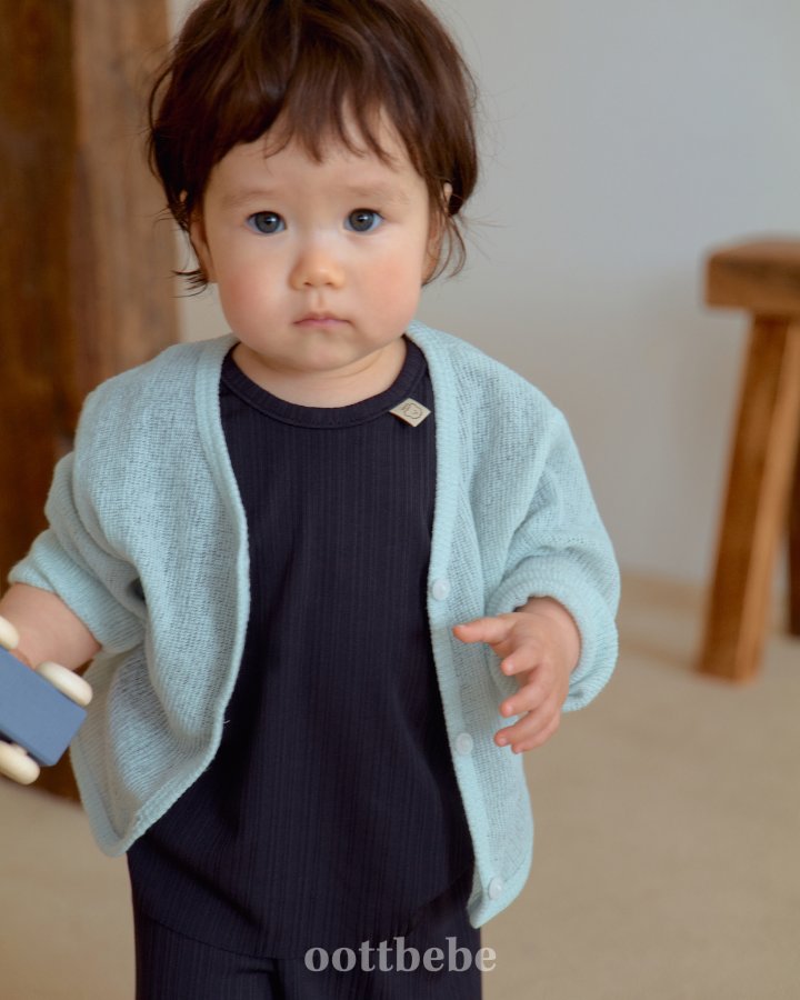 Oott Bebe - Korean Baby Fashion - #onlinebabyboutique - Hawaii Summer Cardigan - 4