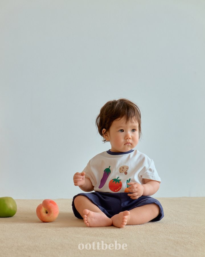 Oott Bebe - Korean Baby Fashion - #onlinebabyshop - Vegetable Market Top Bottom Set