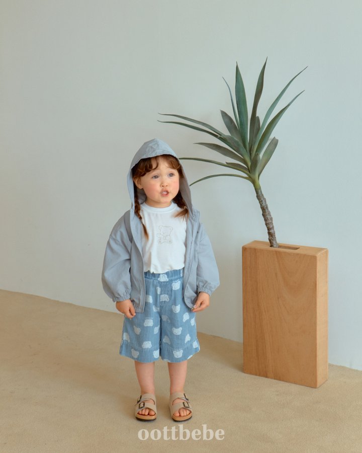 Oott Bebe - Korean Baby Fashion - #onlinebabyshop - Windbreaker Hoodie Zip-Up - 7