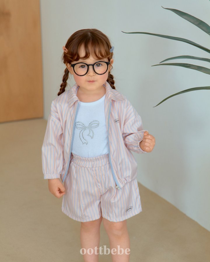 Oott Bebe - Korean Baby Fashion - #onlinebabyshop - Pose Collar Windbreaker - 7