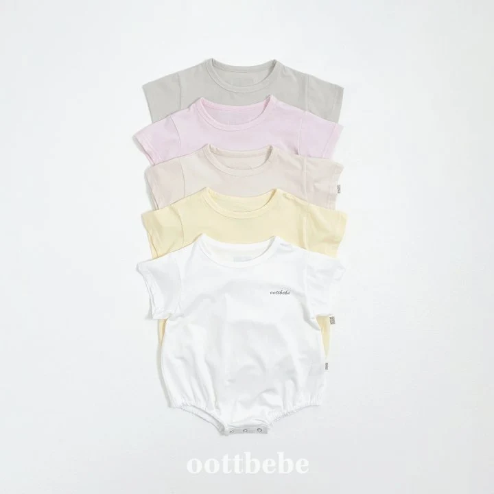 Oott Bebe - Korean Baby Fashion - #smilingbaby - Bebe Supima Short Sleeve Bodysuit