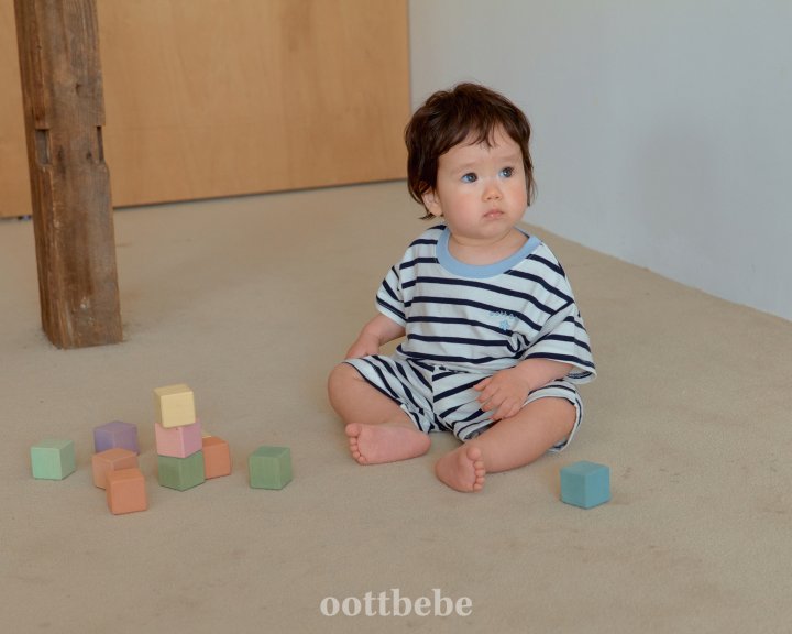 Oott Bebe - Korean Baby Fashion - #smilingbaby - Star Candy Top Bottom Set - 10