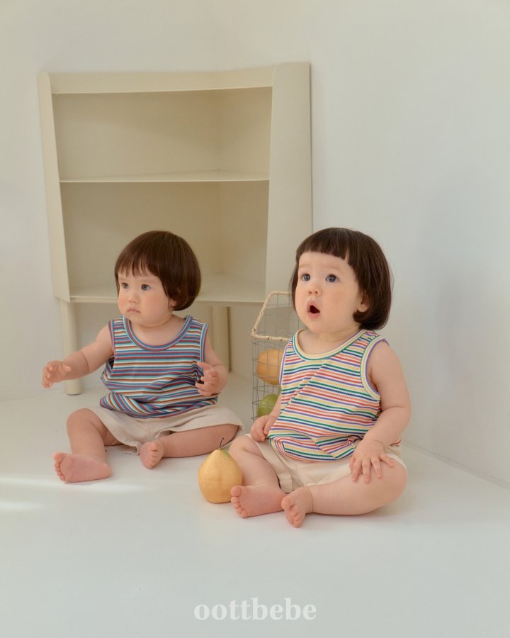 Oott Bebe - Korean Baby Fashion - #smilingbaby - Maldives Sleeveless Tee - 10