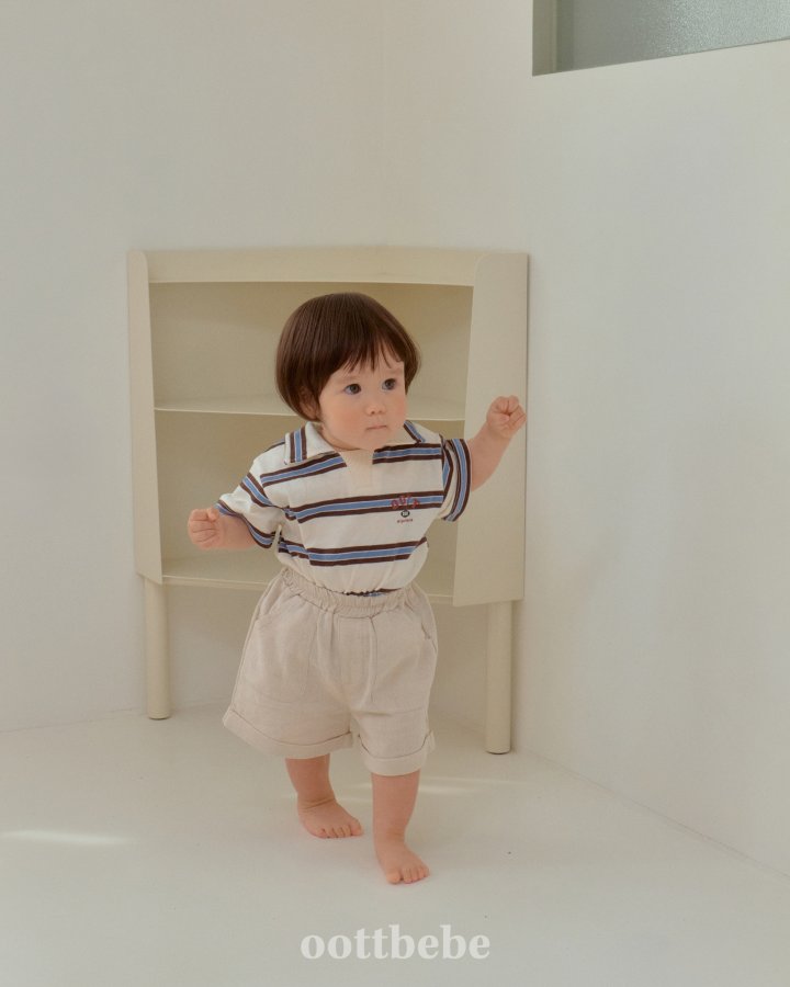 Oott Bebe - Korean Baby Fashion - #smilingbaby - Rugby Collar Tee - 9