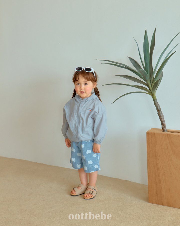 Oott Bebe - Korean Baby Fashion - #smilingbaby - Windbreaker Hoodie Zip-Up - 8