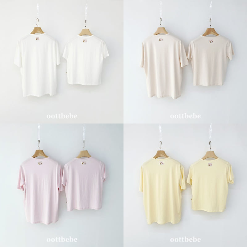 Oott Bebe - Korean Women Fashion - #womensfashion - Supima Tee (Adult) - 9