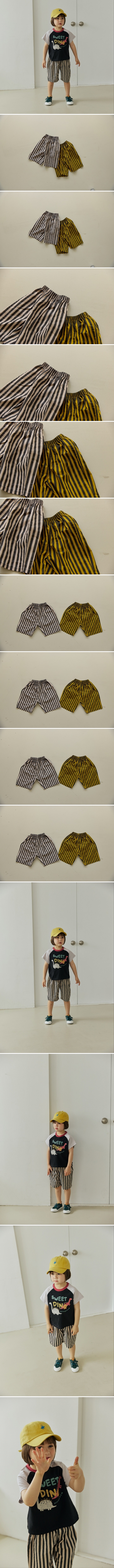 Striped Baggy Pants by Orange Mom for Child - view 2