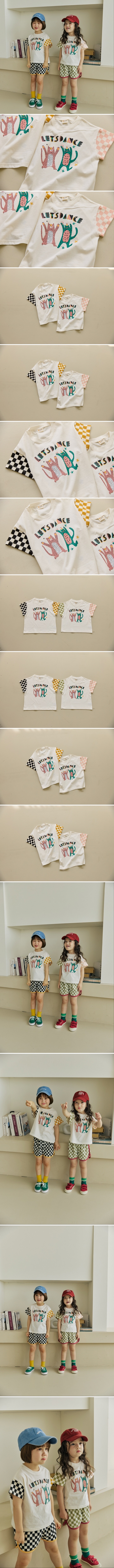 Orange Mom - Korean Children Fashion - #childofig - Check Tee - 2