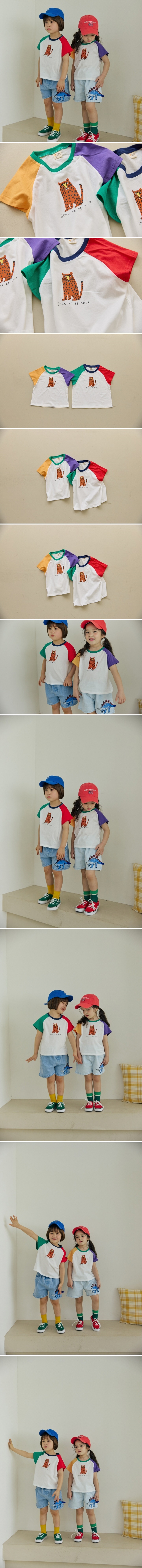 Orange Mom - Korean Children Fashion - #childofig - Raglan Tee - 2