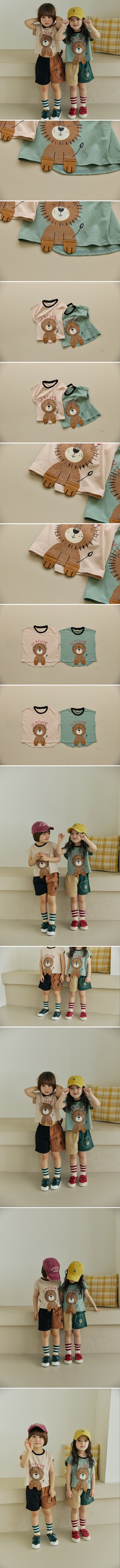 Orange Mom - Korean Children Fashion - #discoveringself - 3D Rocket Lion Tee - 2