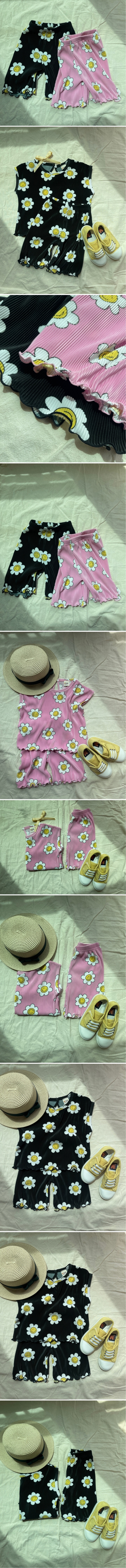 Orange Mom - Korean Children Fashion - #magicofchildhood - Flower Pleated Pants - 2