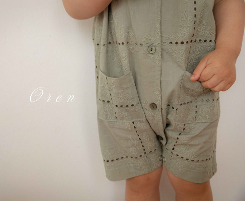 Oren - Korean Baby Fashion - #babyfever - Eterno Embroidery Suit (Bebe) - 4