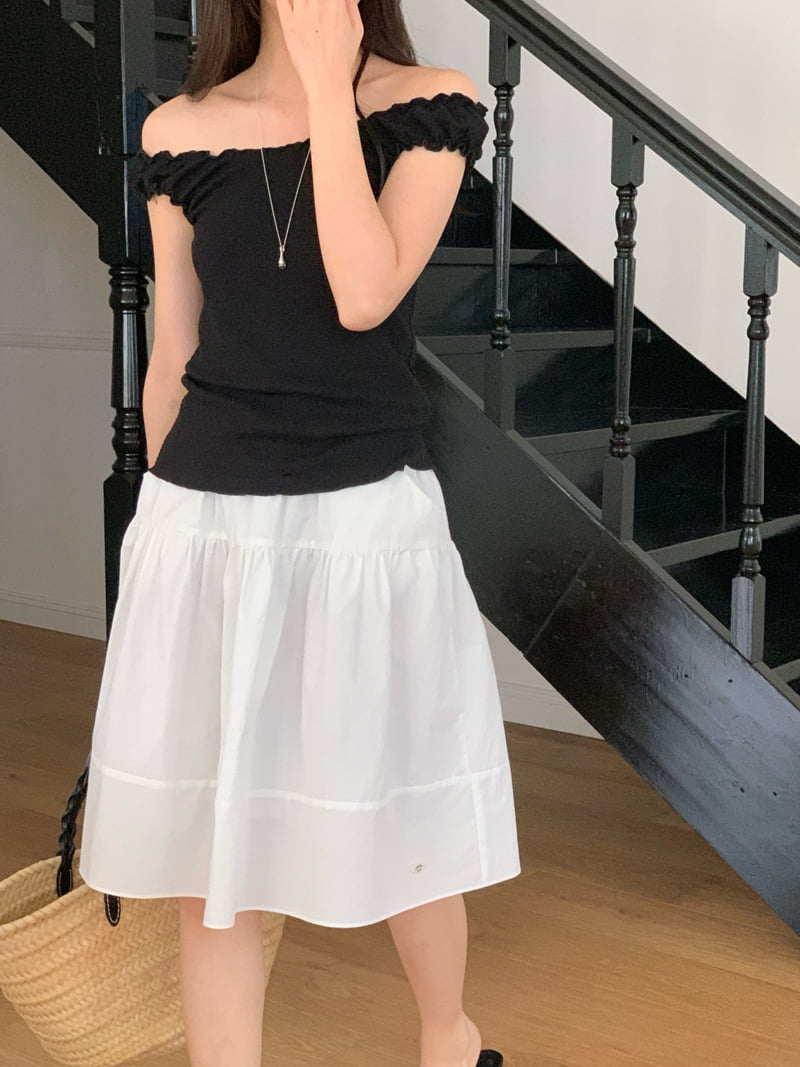 Osense - Korean Women Fashion - #momslook - Wave Sleeveless Blouse - 11