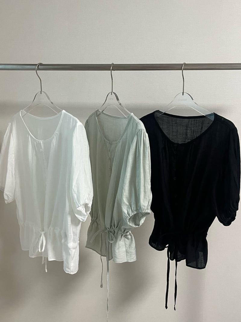 Osense - Korean Women Fashion - #momslook - Judy String Blouse - 11