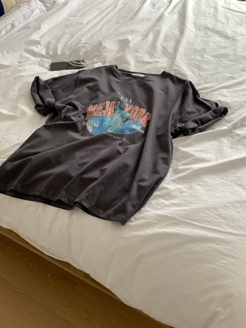 Osense - Korean Women Fashion - #momslook - New York Silky Bio Tee - 12