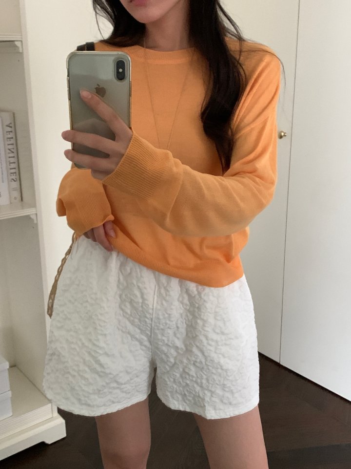 Osense - Korean Women Fashion - #momslook - Cool Linen Tee - 9