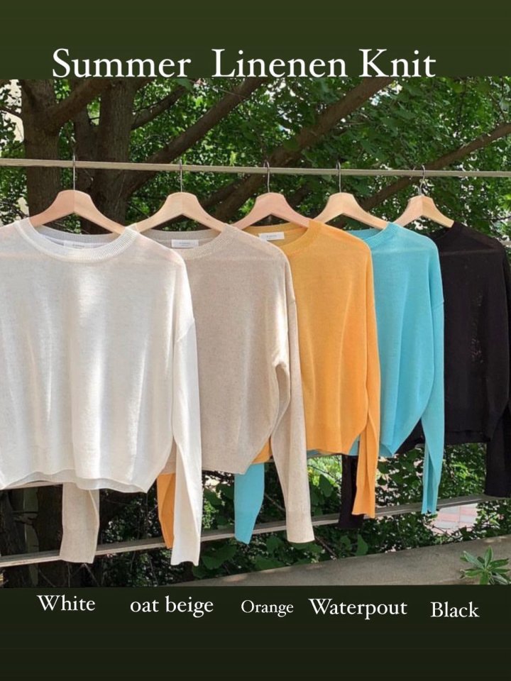 Osense - Korean Women Fashion - #romanticstyle - Cool Linen Tee