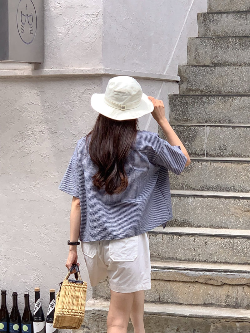 Osense - Korean Women Fashion - #thatsdarling - Sherbet Crop Shirt - 7