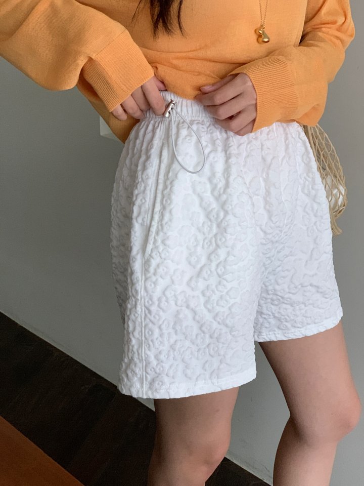 Osense - Korean Women Fashion - #thelittlethings - Floral Jacquard Pants - 2