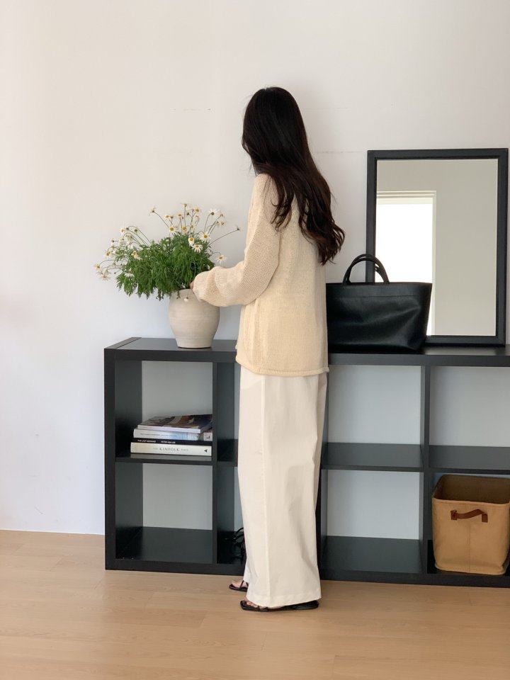 Osense - Korean Women Fashion - #thelittlethings - Even V-neck Knit - 10