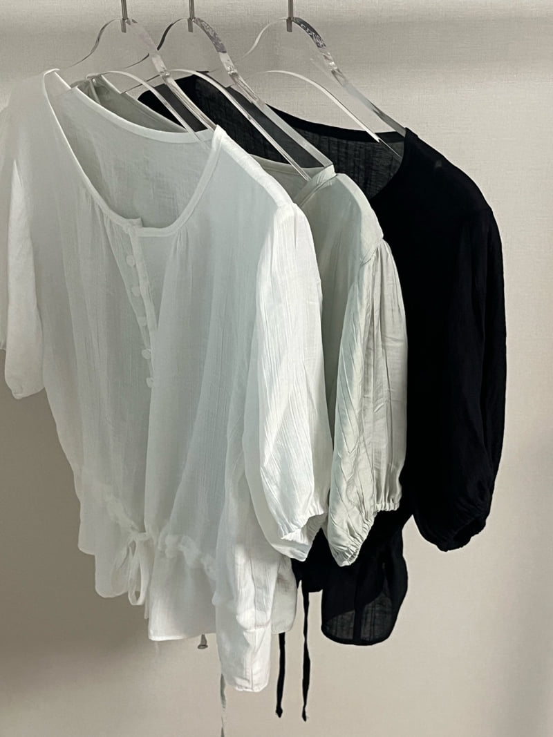 Osense - Korean Women Fashion - #womensfashion - Judy String Blouse - 10