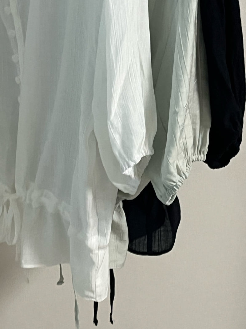 Osense - Korean Women Fashion - #womensfashion - Judy String Blouse - 12