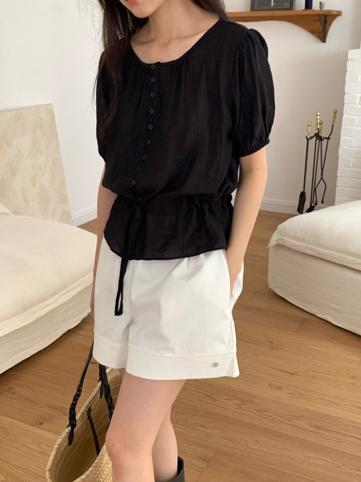Osense - Korean Women Fashion - #womensfashion - Judy String Blouse - 2