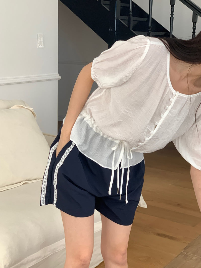 Osense - Korean Women Fashion - #womensfashion - Judy String Blouse - 8