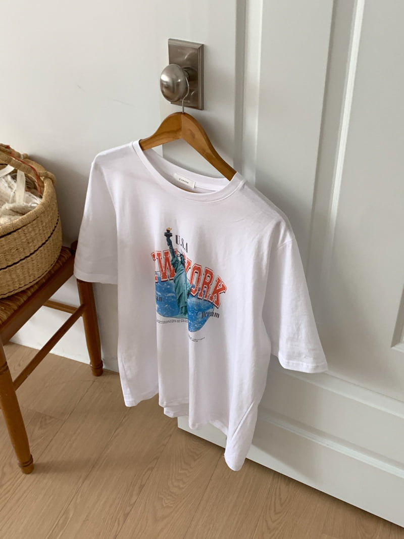 Osense - Korean Women Fashion - #womensfashion - New York Silky Bio Tee - 11