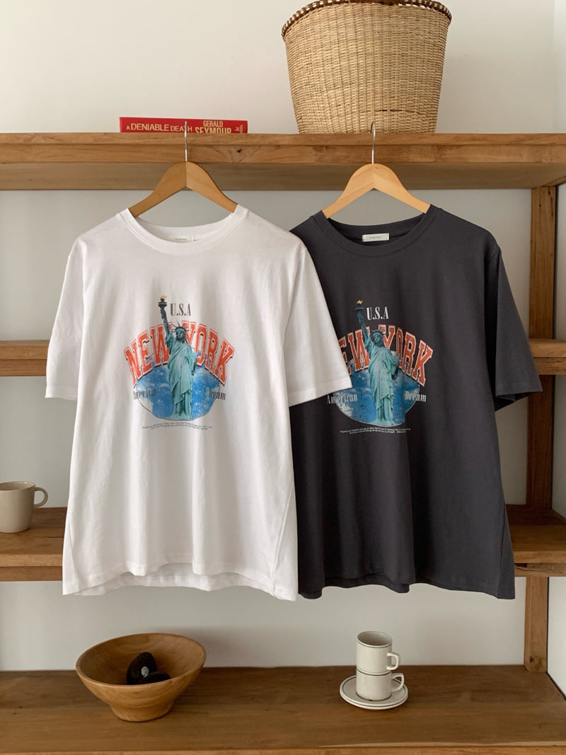 Osense - Korean Women Fashion - #womensfashion - New York Silky Bio Tee - 9
