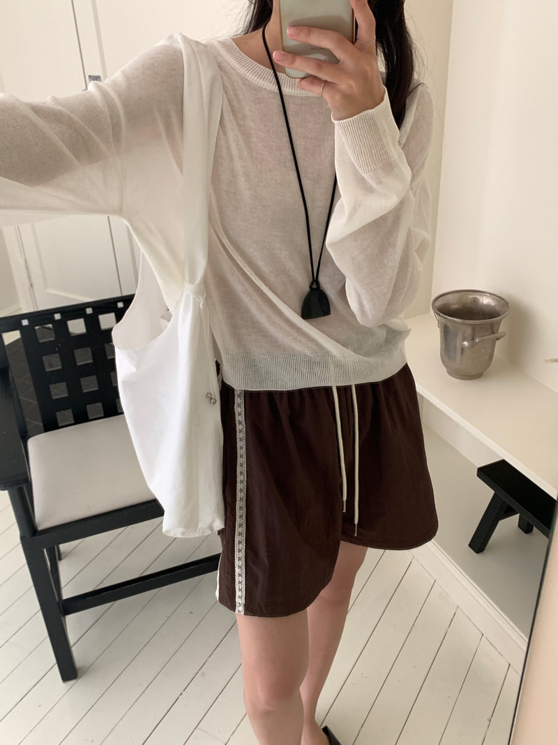 Osense - Korean Women Fashion - #womensfashion - Cool Linen Tee - 6