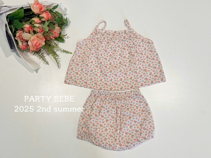 Party Kids - Korean Baby Fashion - #babygirlfashion - Ribbon Set-Up - 2