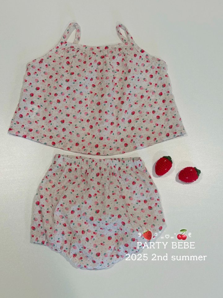 Party Kids - Korean Baby Fashion - #babyoninstagram - Berry Bonbon Set-Up - 4