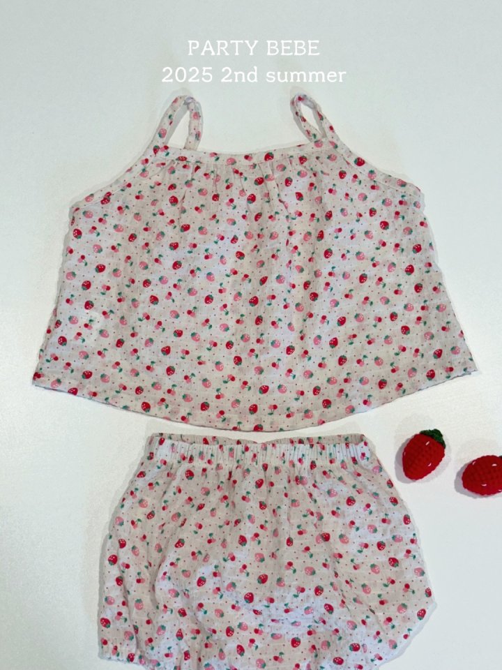 Party Kids - Korean Baby Fashion - #babywear - Berry Bonbon Set-Up - 7