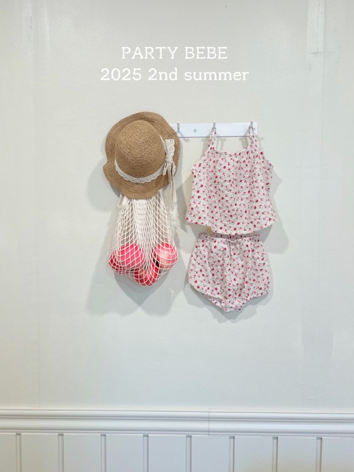 Party Kids - Korean Baby Fashion - #onlinebabyboutique - Berry Bonbon Set-Up - 8