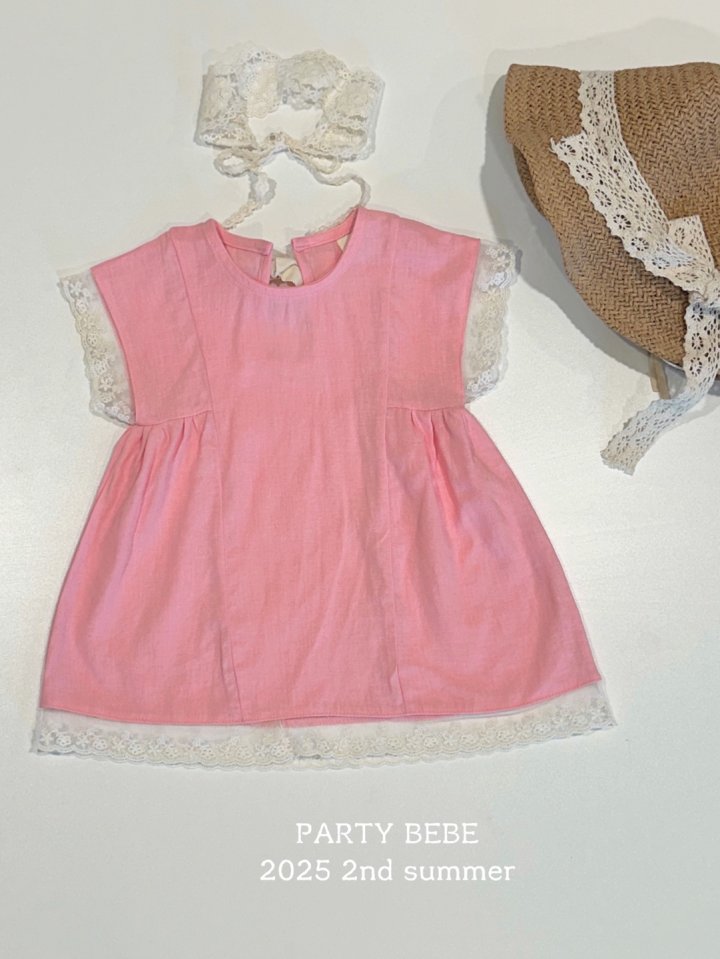 Party Kids - Korean Children Fashion - #designkidswear - Pink One-Piece - 5