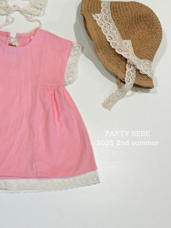 Party Kids - Korean Children Fashion - #discoveringself - Pink One-Piece - 6