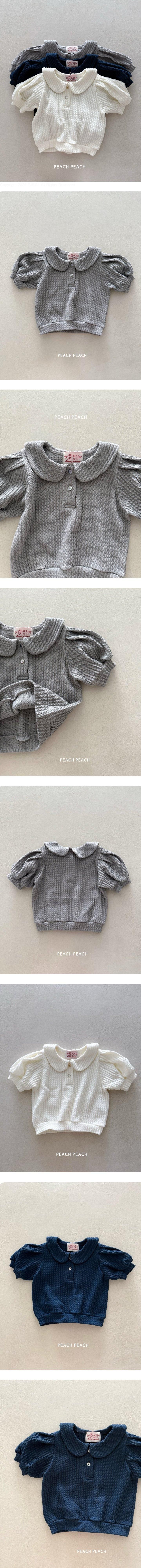 Peach Peach - Korean Children Fashion - #Kfashion4kids - Sailor Knit Tee
