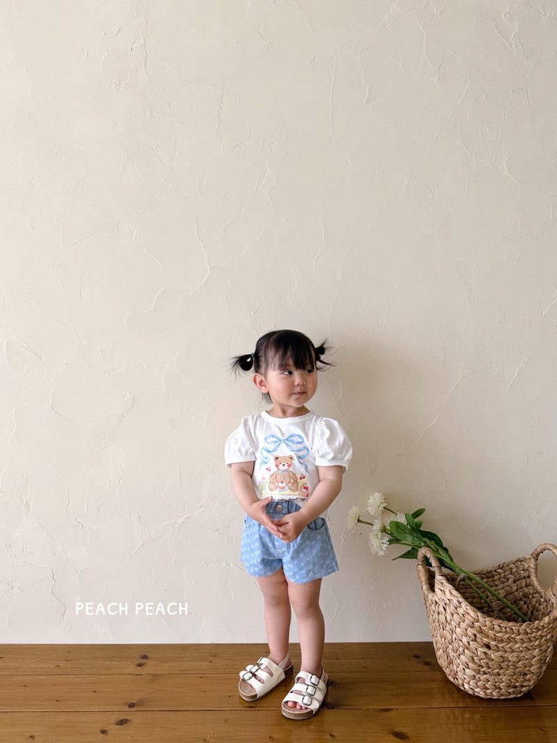 Peach Peach - Korean Children Fashion - #Kfashion4kids - Heart Jam Shorts - 5