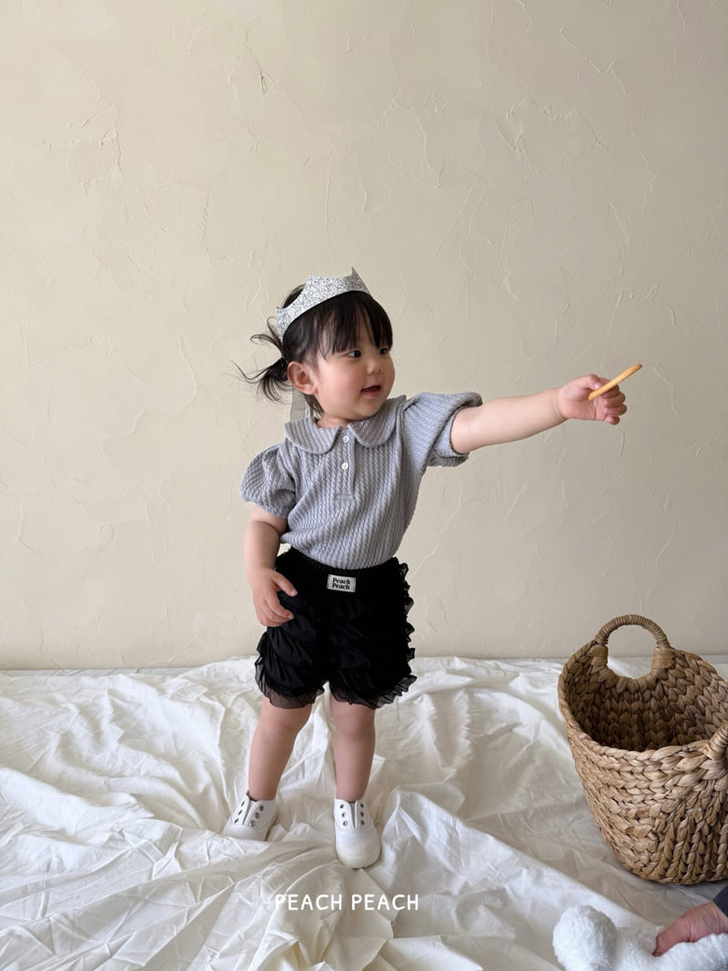Peach Peach - Korean Children Fashion - #childofig - Sailor Knit Tee - 6