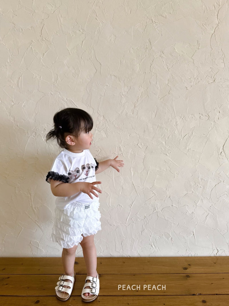 Peach Peach - Korean Children Fashion - #childofig - Sweet Cat Tee - 3