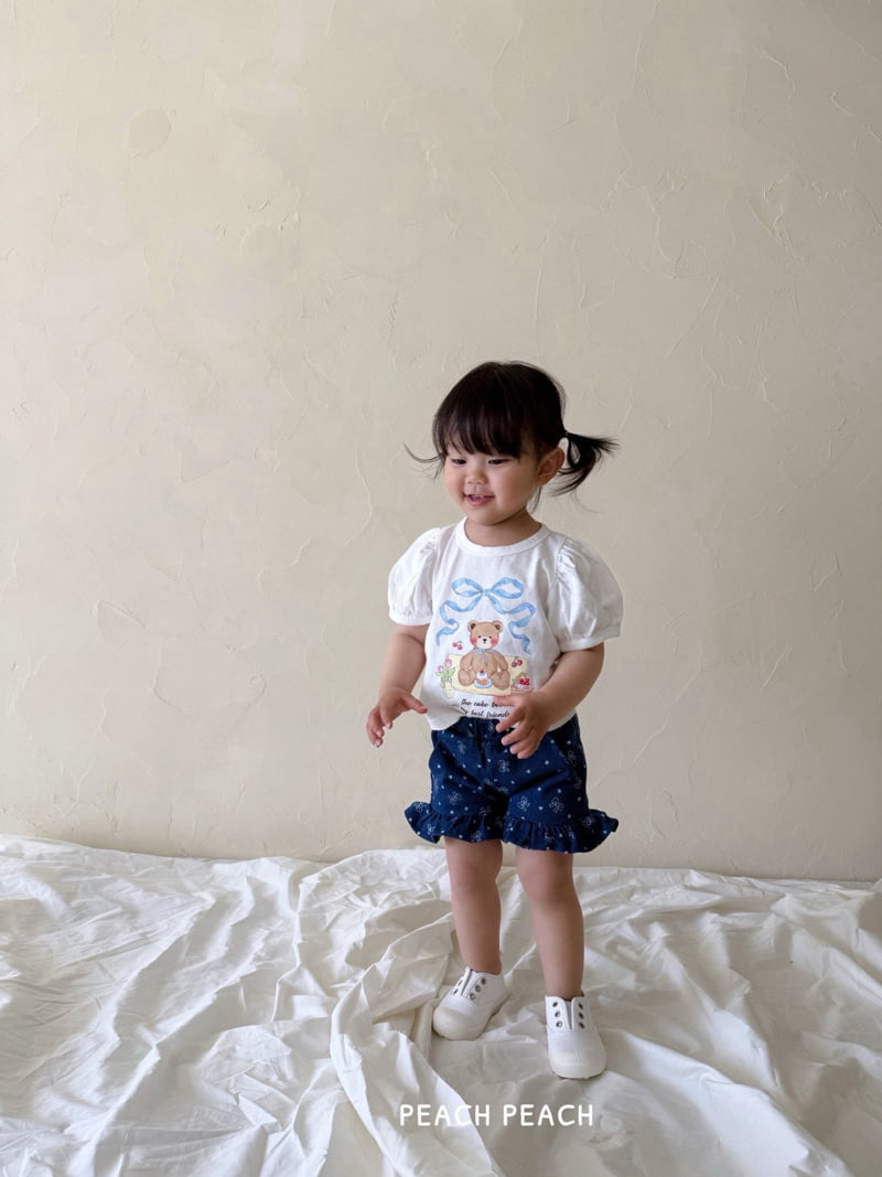 Peach Peach - Korean Children Fashion - #childofig - Picnic Tee - 3