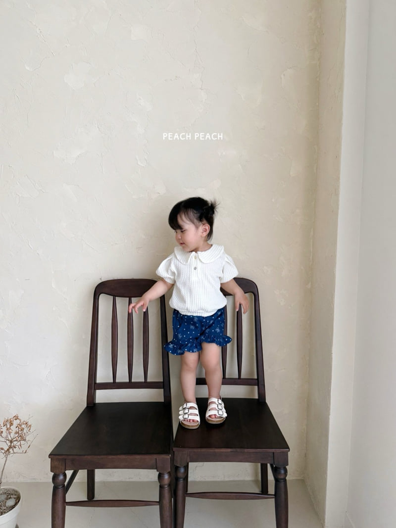 Peach Peach - Korean Children Fashion - #childrensboutique - Sailor Knit Tee - 8