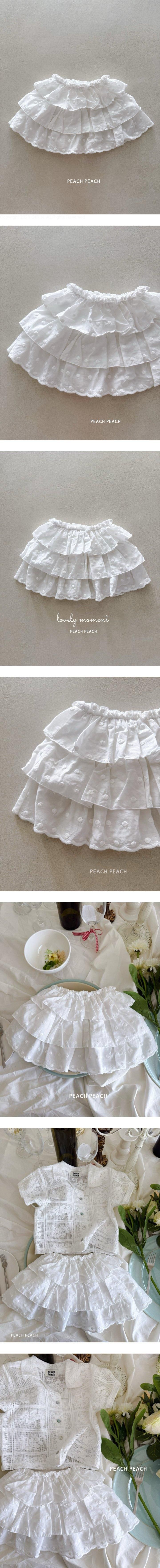 Peach Peach - Korean Children Fashion - #childrensboutique - Cloud Skirt