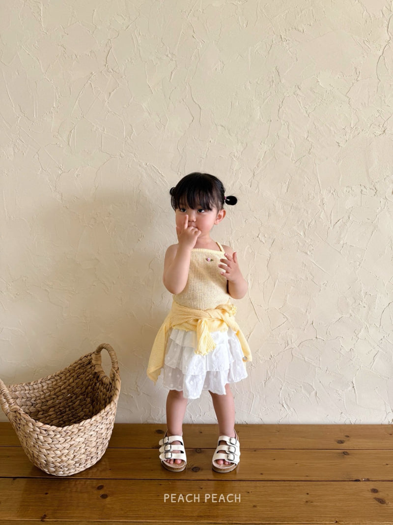 Peach Peach - Korean Children Fashion - #designkidswear - Cloud Skirt - 2
