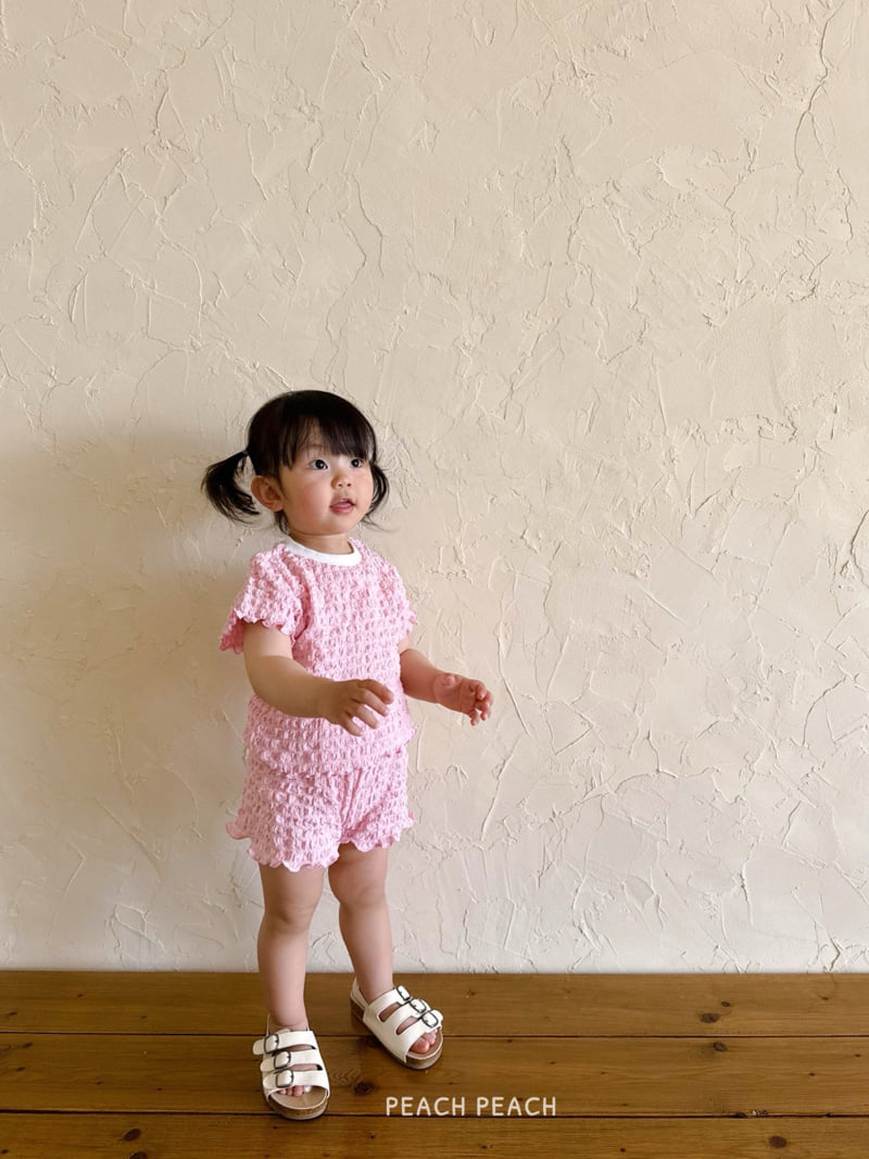 Peach Peach - Korean Children Fashion - #kidzfashiontrend - Pom Pom Set - 2