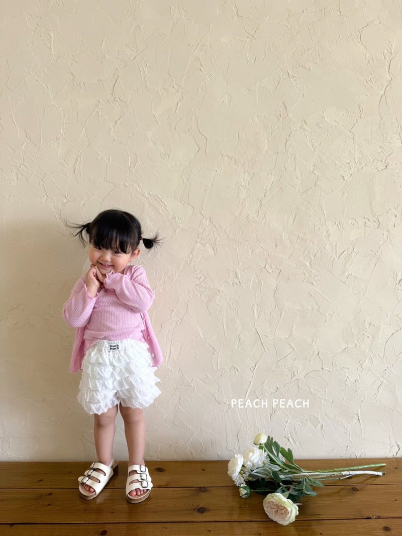 Peach Peach - Korean Children Fashion - #kidzfashiontrend - Choux Cream Pants - 6
