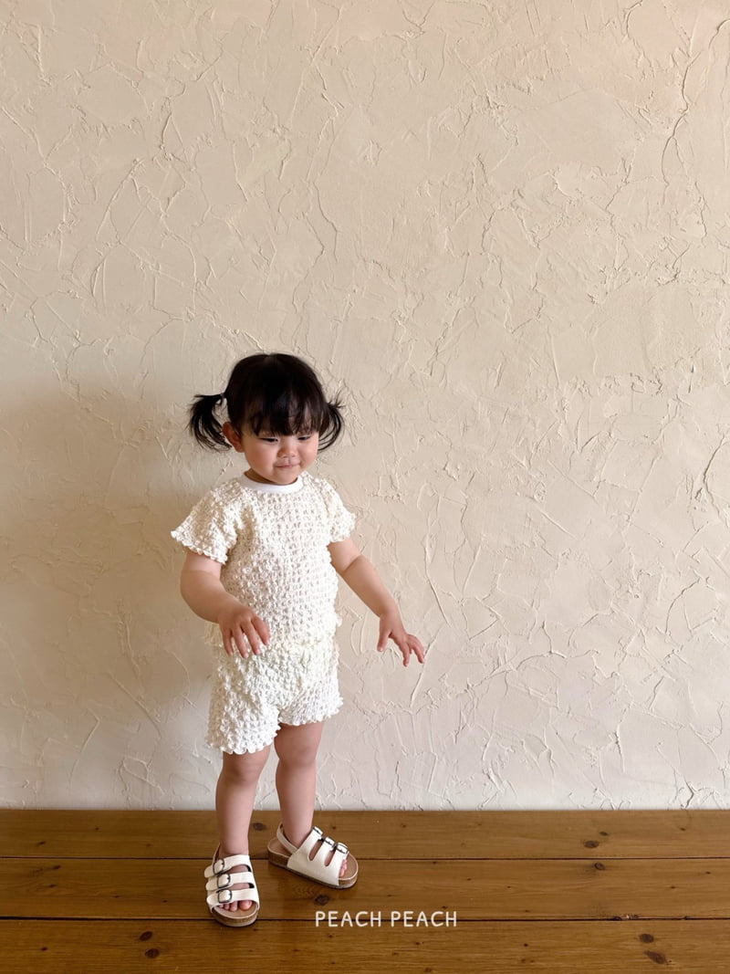 Peach Peach - Korean Children Fashion - #magicofchildhood - Pom Pom Set - 5